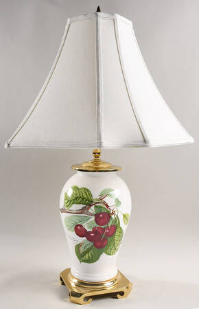 Pomona Canton Vase Lamp & Shade