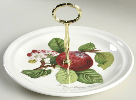 Pomona Round Serving Plate with Center Handle (Dp) Hc