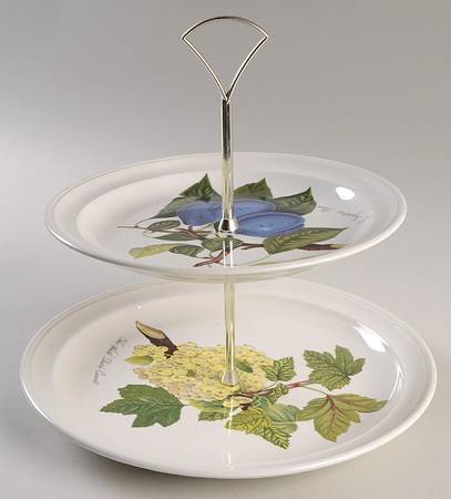 Pomona 2 Tiered Serving Tray (Dinner & Salad Plate)