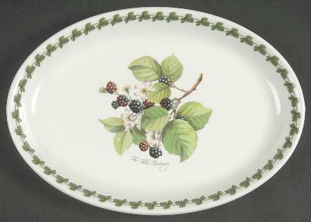 Pomona 10" Oval Steak Platter with Laurel