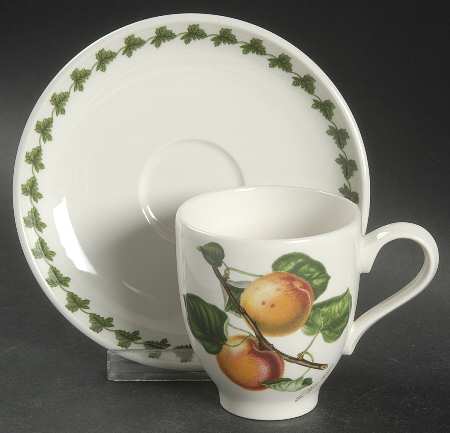 Pomona Flat Demitasse Cup & Saucer Set