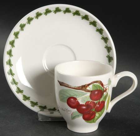 Pomona Flat Demitasse Cup & Saucer Set by Portmeirion