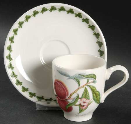 Pomona Flat Demitasse Cup & Saucer Set by Portmeirion