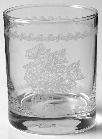 Pomona 8 Oz Glassware Etch Tumbler