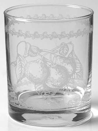 Pomona 8 Oz Glassware Etch Tumbler