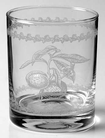 Pomona 8 Oz Glassware Etch Tumbler