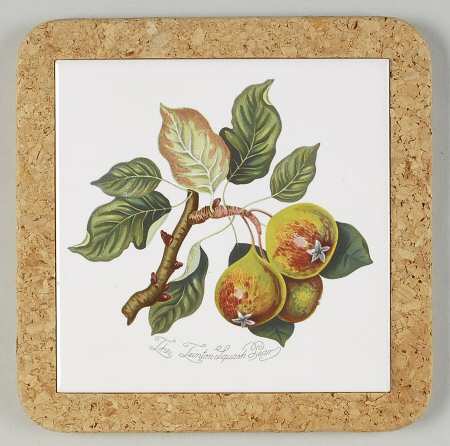 Pomona 7" Square Cork Back Trivet by Portmeirion