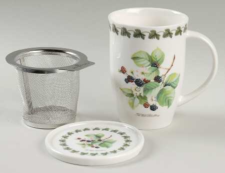 Pomona Tisanieres Set-Mug, Metal Filter, & Coaster