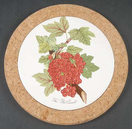 Pomona 7" Round Cork Back Trivet by Portmeirion
