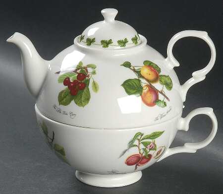 Pomona Individual Teapot & Lid with Cup
