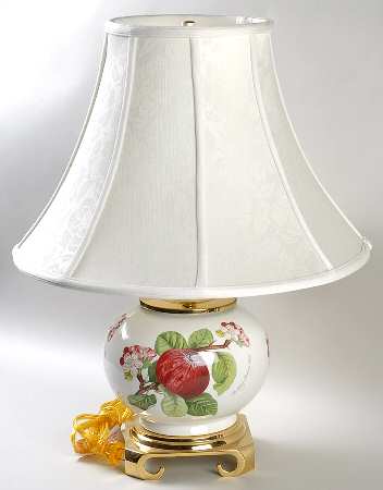 Pomona Globe Vase Lamp & Shade