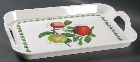 Pomona 15" Melamine Rectangular Handled Tray