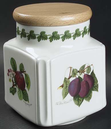 Pomona Medium Square Canister & Wood Lid