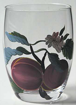 Pomona 14 Oz Handpainted Glassware Double Old Fashioned
