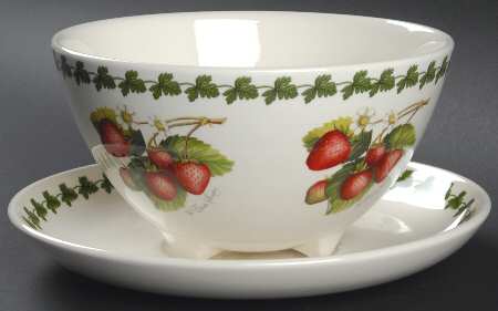 Strawberry Fair Fruit Drainer & Underplate