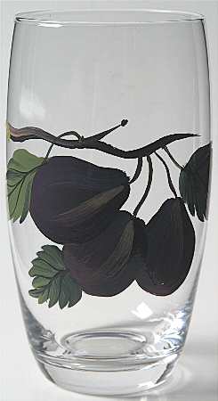 Pomona 16 Oz Handpainted Glassware Highball