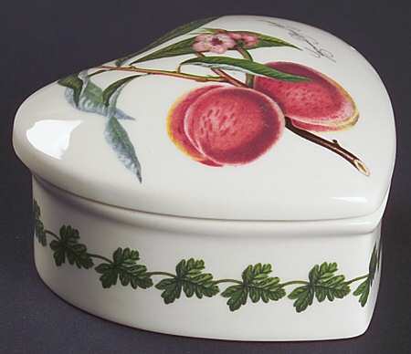 Pomona Heart Shape Box & Lid by Portmeirion