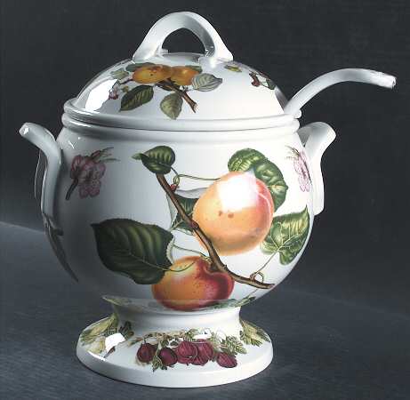 Pomona Tureen & Lid with Ladle by Portmeirion