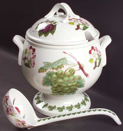 Pomona Tureen & Lid with Ladle by Portmeirion