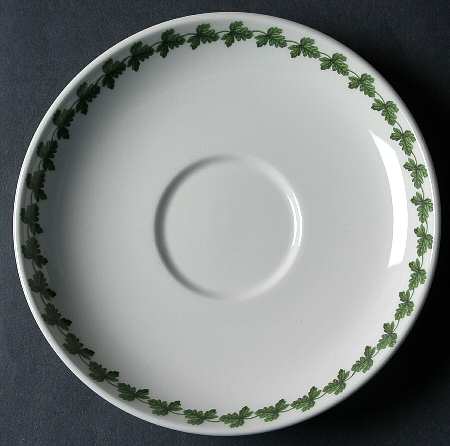 Pomona Saucer w/Laurel for Tradtional Breakfast Cup