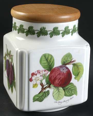 Pomona Large Square Canister & Wood Lid
