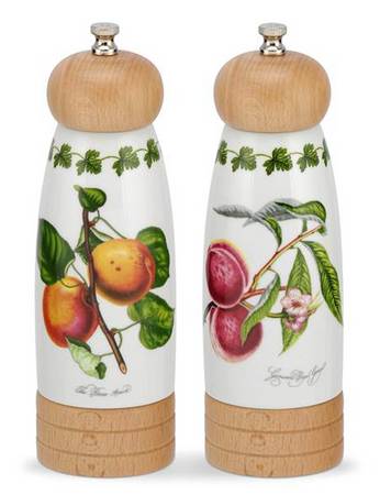 Pomona Wood Accent Salt & Pepper Mill Set