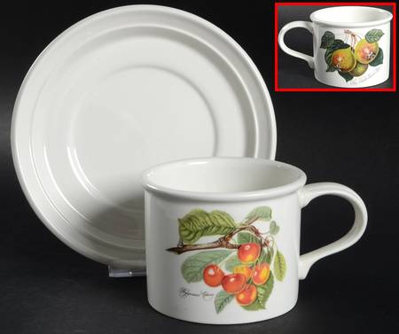 Pomona Drum Breakfast Cup & Saucer Set