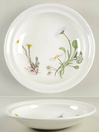 The Queen's Hidden Garden Rim Soup Bowl by Portmeirion