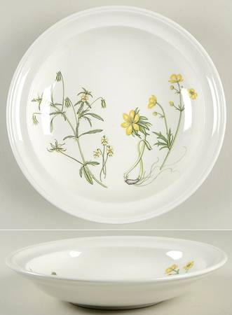 The Queen's Hidden Garden Rim Soup Bowl