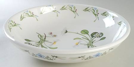 The Queen's Hidden Garden 13" Low Fruit/Pasta Bowl