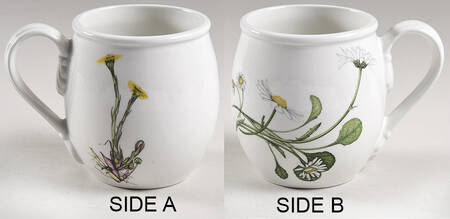 The Queen's Hidden Garden Delft Mug (Barrel Shape)