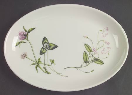 The Queen's Hidden Garden 10" Oval Steak Platter