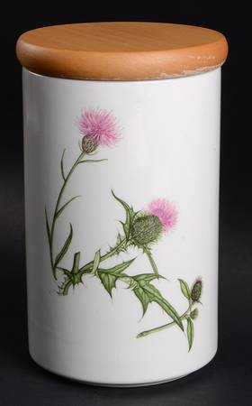 The Queen's Hidden Garden 7" Storage Jar & Lid