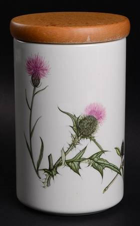 The Queen's Hidden Garden 6" Storage Jar & Lid