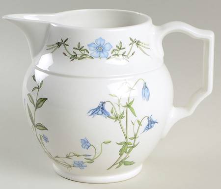 The Queen's Hidden Garden 40 Oz Staffordshire Jug by Portmeirion