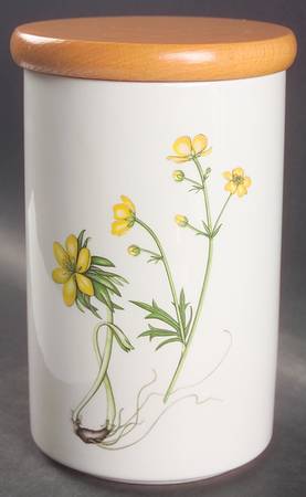 The Queen's Hidden Garden 7" Storage Jar & Lid