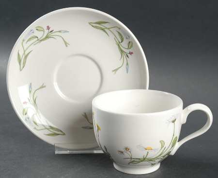 The Queen's Hidden Garden Traditional Footed Cup & Saucer Set