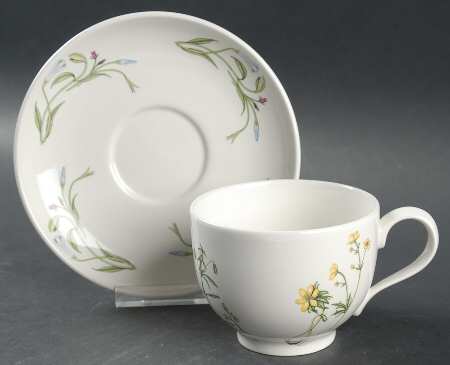The Queen's Hidden Garden Traditional Footed Cup & Saucer Set