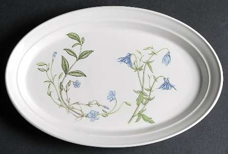 The Queen's Hidden Garden 12" Oval Steak Platter