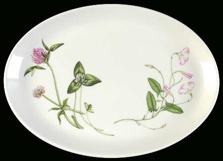 The Queen's Hidden Garden 12" Oval Steak Platter