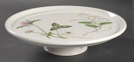 The Queen's Hidden Garden 10" Diameter Pedestal Cake Stand
