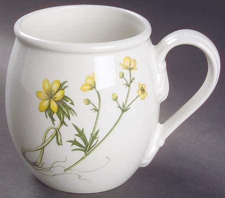 The Queen's Hidden Garden Delft Mug (Barrel Shape)
