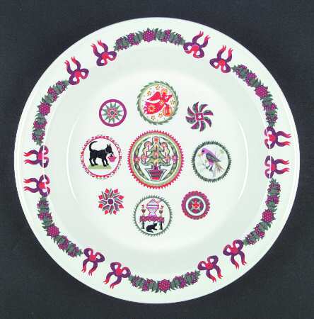 Spirit of Christmas Pie Serving Plate