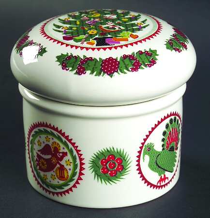 Spirit of Christmas Storage Jar & Lid