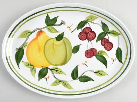 Summer Fruit 15" Oval Serving Platter