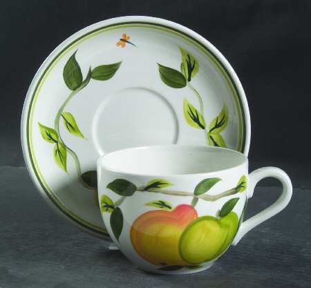 Summer Fruit Jumbo Cup & Saucer Set