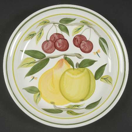 Summer Fruit Bread & Butter Plate