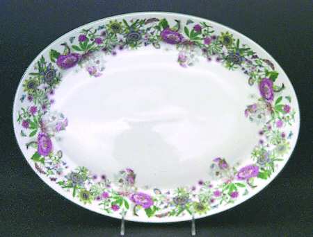 Summer Garland 15" Oval Serving Platter