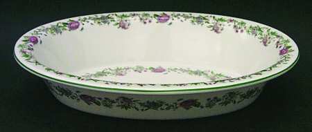 Summer Garland 11" Oval Pie Baker