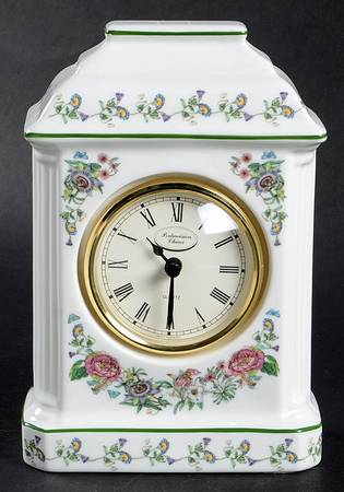 Summer Garland 6" Vienna Quartz Clock